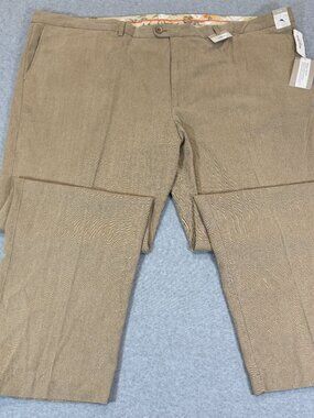 Tommy Bahama Havana Herringbone Silk Blend Pants 54x34 British Bourbon Golf NWT